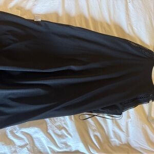 19 Cooper Black Lace Trim Top